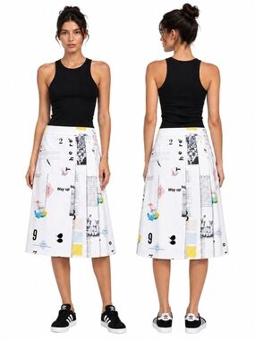 ADIDAS ORIGINAL IP PLEAT SKIRT SZ MEDIUM - BNWT